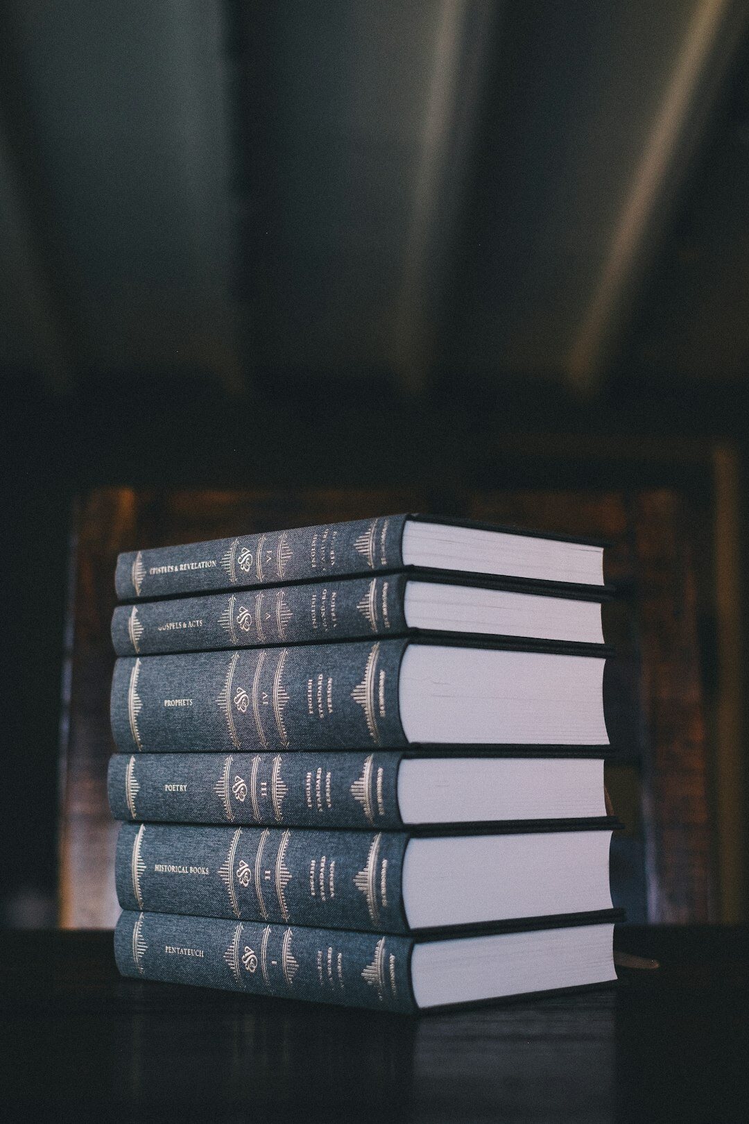 detective novel stack