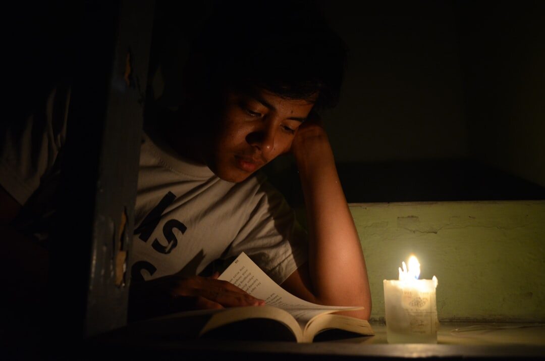 suspenseful night reading
